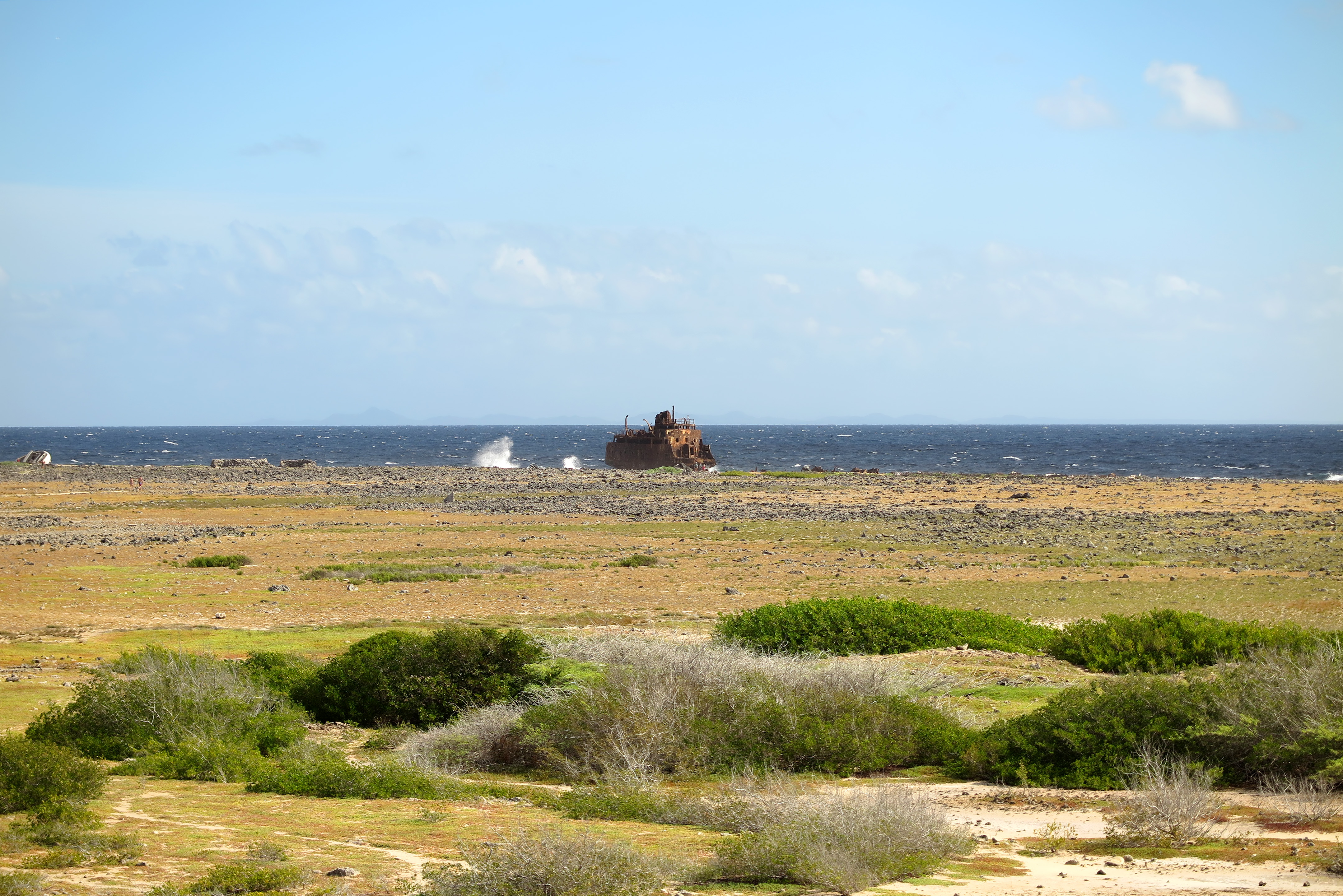 2018-01-24 - 10-08-54 - Klein Curacao - Wrack (von weitem)